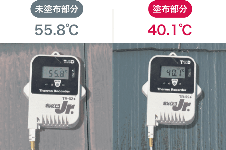 表面温度比較